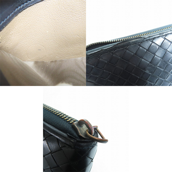 実際に弊社で買取させて頂いたBOTTEGA VENETA/ボッテガヴェネタ イントレチャート ラウンドファスナーウォレット/長財布の画像 8枚目