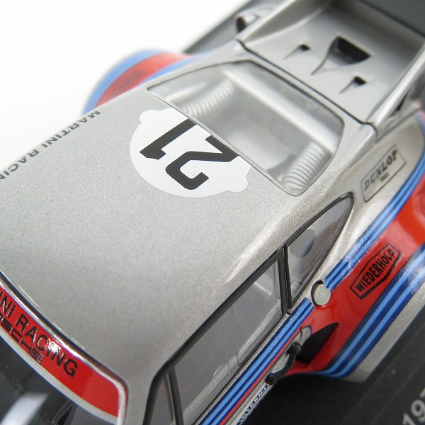 実際に弊社で買取させて頂いたEBBRO/エブロ 1/43 PORSCHE 911 RSR TURBO 21 Leman's 1974/ポルシェ 911 ＃21 ミニカーの画像 5枚目