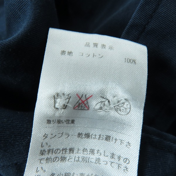 実際に弊社で買取させて頂いたDESCENDANT/ディセンダント 刺繍ロゴ B.D.シャツ/2の画像 6枚目