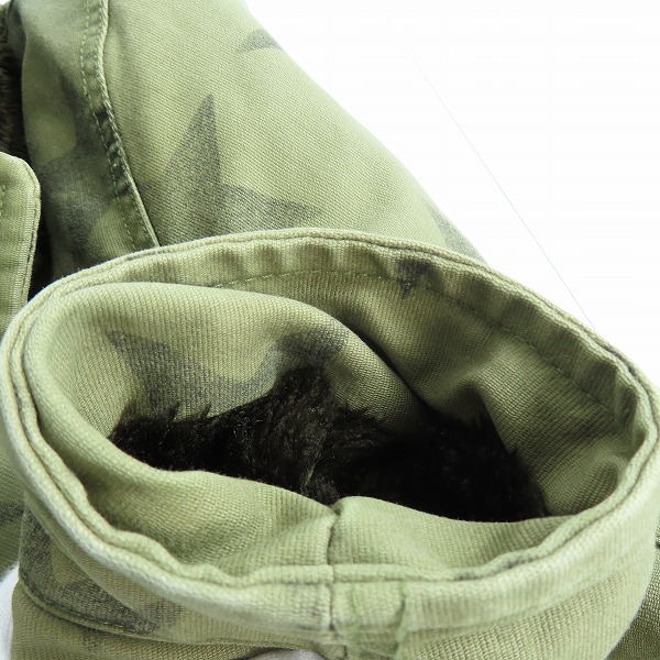 実際に弊社で買取させて頂いたWACKO MARIA/ワコマリア N-1 ロゴ スター プリント デッキ ジャケット/Mの画像 6枚目