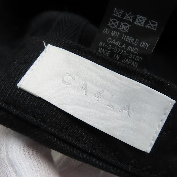 実際に弊社で買取させて頂いたCA4LA/カシラ PAINTING キャップ ARA00061の画像 5枚目