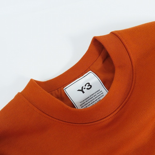 実際に弊社で買取させて頂いた【難有り】Y-3/ワイスリー Yohji Yamamoto×adidas/ヨウジヤマモト×アディダス バックロゴクルースウェット HT2294/XSの画像 6枚目