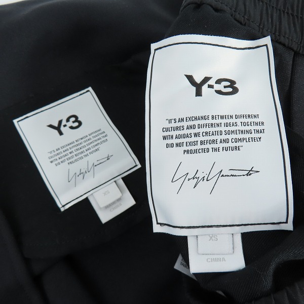 実際に弊社で買取させて頂いた【難有り】Y-3/ワイスリー ヨウジヤマモト×アディダス トラックジャケット/パンツ セットアップ HG8611/FN3385/XS の画像 2枚目