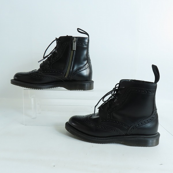 実際に弊社で買取させて頂いたDr.Martens/ドクターマーチン DELPHINE/デルフィーヌ 6ホール レディース レースアップブーツ/UK4の画像 3枚目