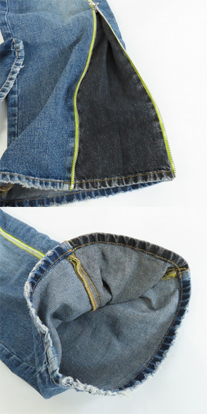 実際に弊社で買取させて頂いたdiesel/ディーゼル サイドジップ デニムパンツ D-RISE-ZIP-S-J/W28の画像 7枚目