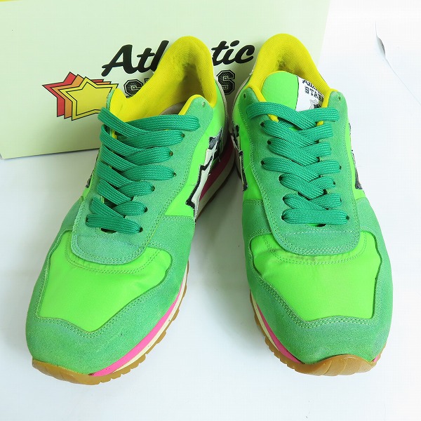実際に弊社で買取させて頂いたATLANTIC STARS/アトランティックスターズ VEGA/ベガ スニーカー グリーン VGV-PR-MBFF/44