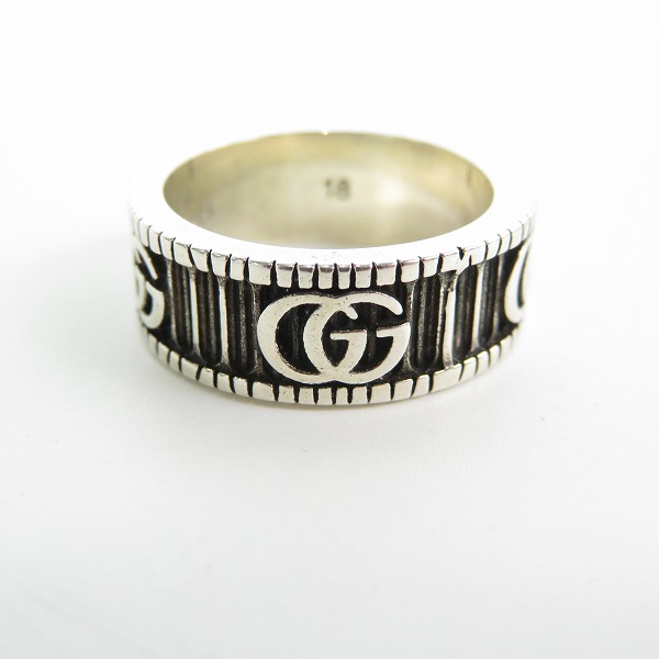 実際に弊社で買取させて頂いたGUCCI/グッチ ダブルG シルバー リング 551899 J8400 0811/16号の画像 4枚目
