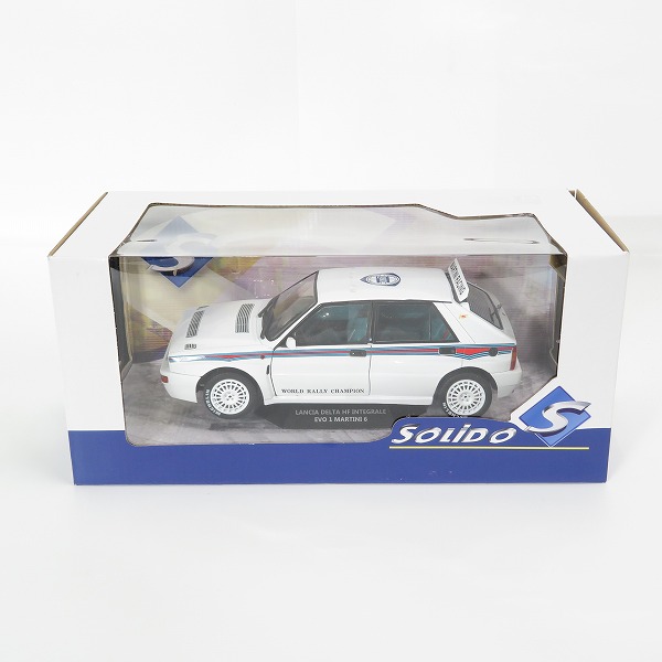 実際に弊社で買取させて頂いたSolido/ソリド 1/18 LANCIA DELTA HF INTEGRALE EVO 1 MARTINI 6 1992/ランチアデルタ HF インテグラーレ マルティニ6 ミニカー