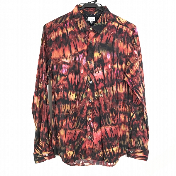 実際に弊社で買取させて頂いたPaulSmith/ポールスミス 総柄長袖シャツ M