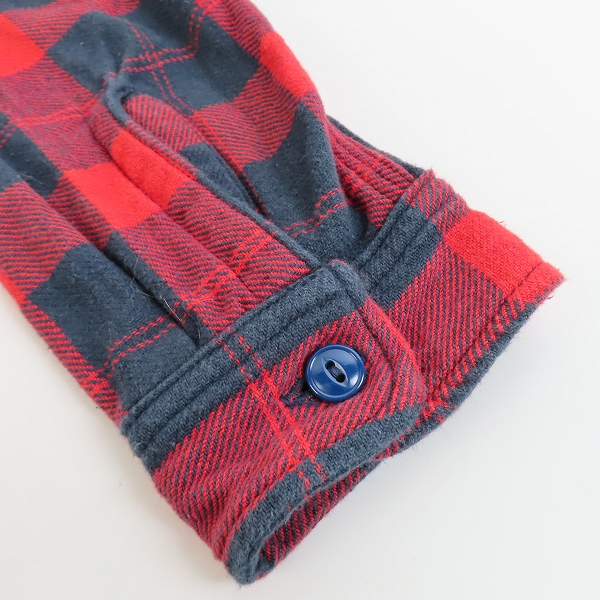 実際に弊社で買取させて頂いたSUGAR CANE/シュガーケーン ツイルチェック シャツ/Lの画像 6枚目