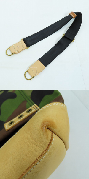 実際に弊社で買取させて頂いたmaster-piece×BEAMS/マスターピース×ビームス 2way ミリタリートートバッグの画像 9枚目