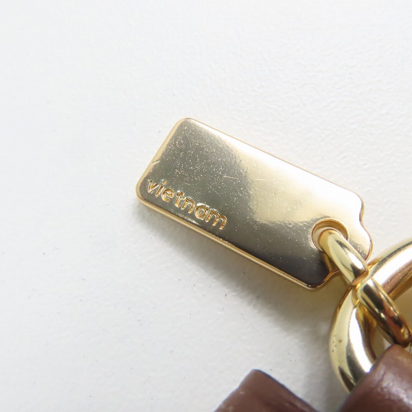 実際に弊社で買取させて頂いたCOACH/コーチ シグネチャー キーリング ワンクリップの画像 5枚目
