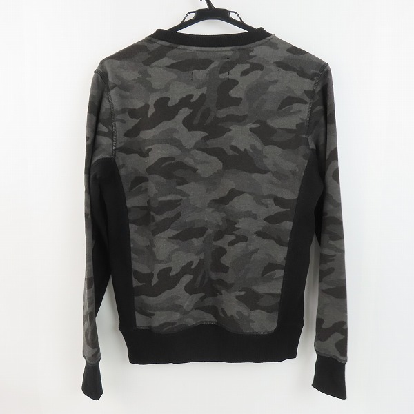 実際に弊社で買取させて頂いた1PIU1UGUALE3 RELAX × nano universe カモフラ柄 トレーナー USO-649N/Sの画像 1枚目
