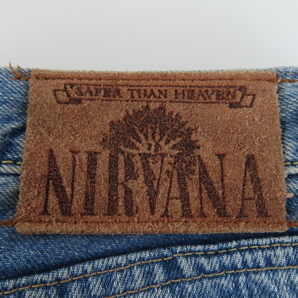 実際に弊社で買取させて頂いたNIRVANA × HYSTERIC GLAMOUR ニルヴァーナ×ヒステリックグラマー デニムパンツ 0294AP06/30の画像 2枚目