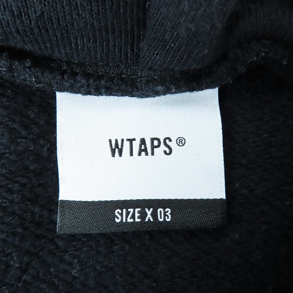 実際に弊社で買取させて頂いたWTAPS/ダブルタップス アームプリント プルオーバー フーディー パーカー 03の画像 2枚目
