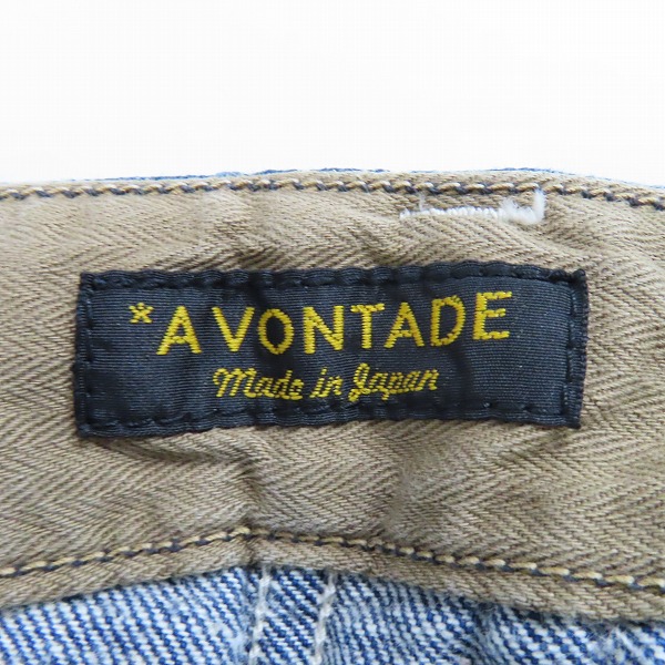 実際に弊社で買取させて頂いたA VONTADE/アボンタージ デニムパンツ/Mの画像 2枚目
