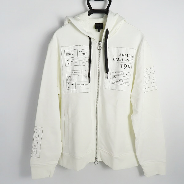 実際に弊社で買取させて頂いたARMANI EXCHANGE/アルマーニエクスチェンジ ジップアップ パーカー 6KZMLY ZJ4XZ/L