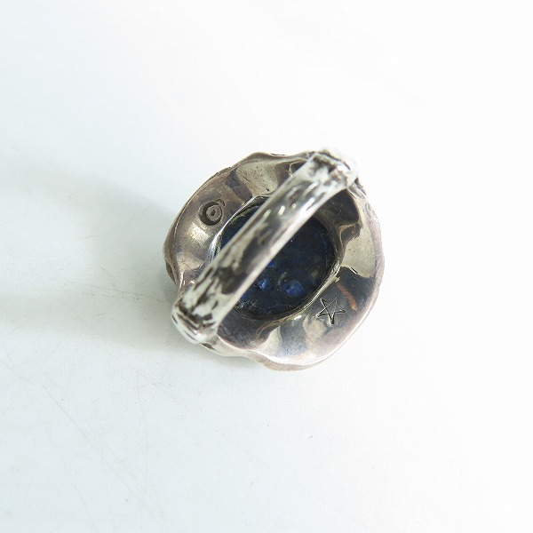 実際に弊社で買取させて頂いたALEX STREETER/アレックスストリーター 2013年限定 エンジェルハート リング ラピスラズリ 22号の画像 6枚目