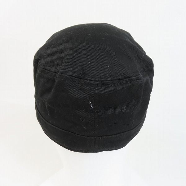 実際に弊社で買取させて頂いたNUMBER(N)INE×NEW ERA/ナンバーナイン×ニューエラ ベースボールキャップ ロゴ刺繍 ブラックの画像 3枚目