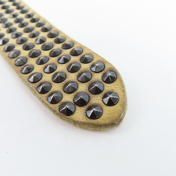 実際に弊社で買取させて頂いたHTC/エイチティーシー 4連スタッズ ベルトの画像 5枚目