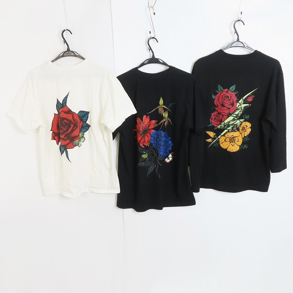実際に弊社で買取させて頂いたCALEE/キャリー ロゴプリント 半袖/長袖 Tシャツ 3点セットの画像 1枚目