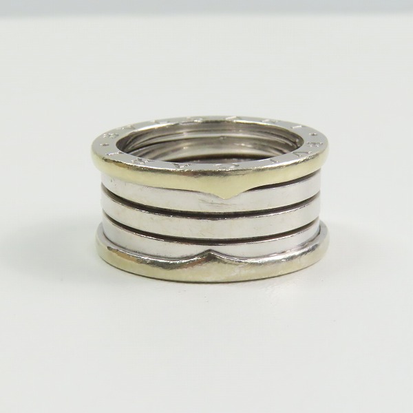 実際に弊社で買取させて頂いたBVLGARI/ブルガリ K18WG B-ZERO1/ビーゼロワン 3バンド リング/指輪 57/16号の画像 5枚目