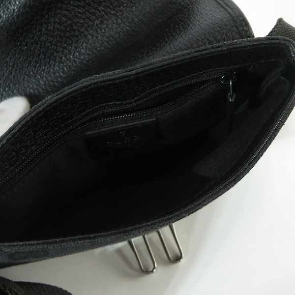 実際に弊社で買取させて頂いたGUCCI/グッチ GG柄 レザー ミニショルダーバッグの画像 5枚目