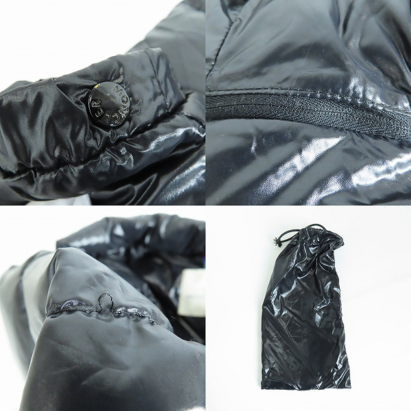 実際に弊社で買取させて頂いた【JPタグ】MONCLER/モンクレール MEINA/メイナ ロゴワッペン ダウンコート ウエストベルト付 49303/50/6895O/00の画像 9枚目