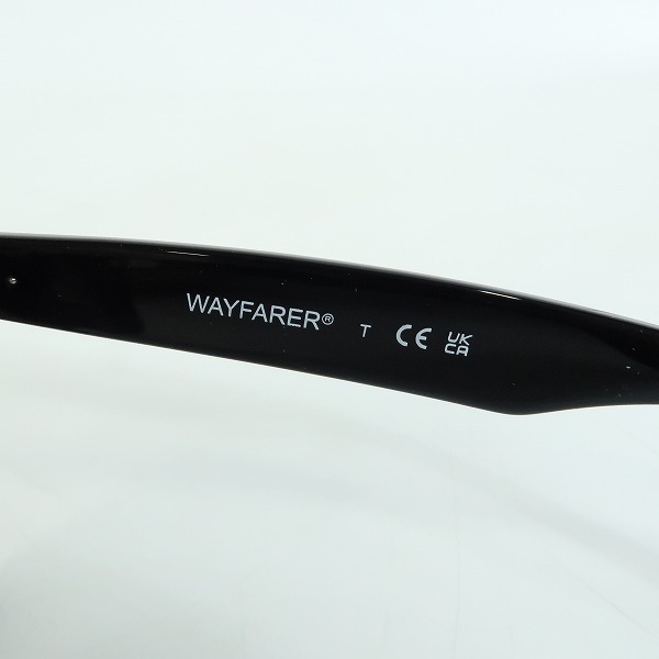 実際に弊社で買取させて頂いたRay-Ban/レイバン WAYFARER/ウェイファーラー メガネフレーム アイウェア RB5121F 2000の画像 6枚目