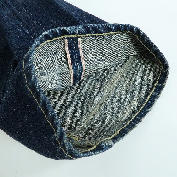 実際に弊社で買取させて頂いたSUGAR CANE/シュガーケーン STAR JEANS スターステッチ デニムパンツ  Lot 1984/W32L34 の画像 4枚目