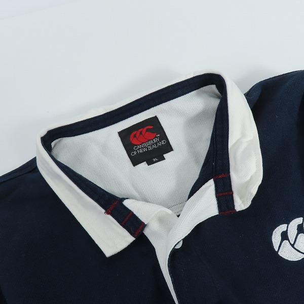 実際に弊社で買取させて頂いたCANTERBURY/カンタベリー 半袖 ラガーシャツ/3Lの画像 5枚目