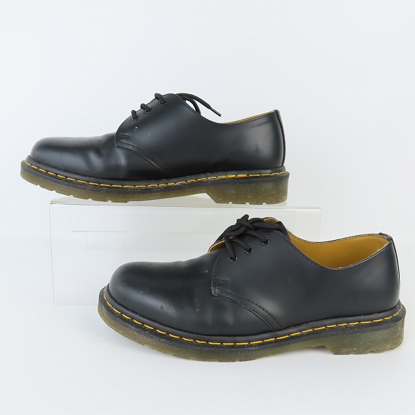 実際に弊社で買取させて頂いたDr.Martens/ドクターマーチン 3EYE BOOTS 3ホールブーツ ブラック 1461/11838002 /UK9の画像 3枚目