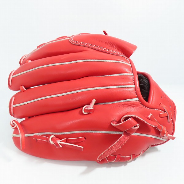 実際に弊社で買取させて頂いたHi-Gold/ハイゴールド 心極 軟式 投手用 グローブ KKG-5101の画像 1枚目