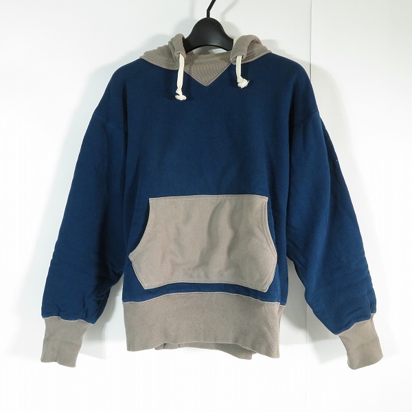 実際に弊社で買取させて頂いたTHE REAL McCOY'S/ザ リアルマッコイズ BALL PARK/JOE McCOY/ジョーマッコイ フード後付けデザイン パーカー/36