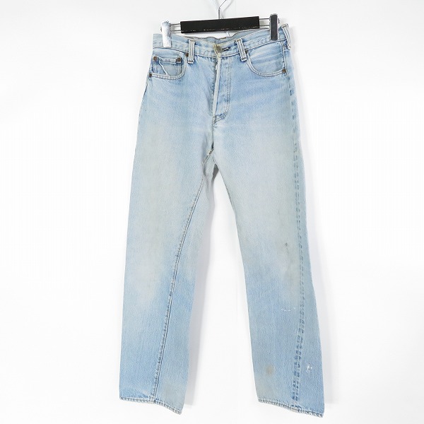 実際に弊社で買取させて頂いた【難あり】Levi's/リーバイス ヴィンテージ 66後期 刻印6 チェーンステッチ/サークルR/赤耳 デニムパンツ 