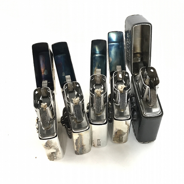 おまとめ】ZIPPO/ジッポー SILVER Cross/シルバークロス メタル貼りの 