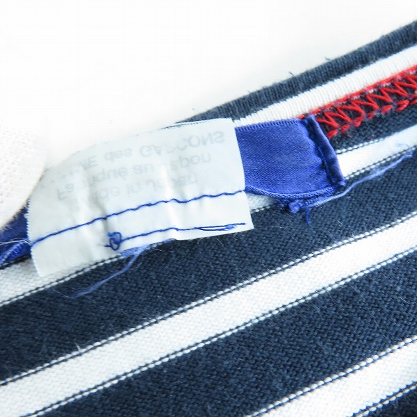実際に弊社で買取させて頂いたCOMME des GARCONS JUNYA WATANABE MAN/コムデギャルソンジュンヤワタナベマン 綿天竺ボーダー AD2022 WK-T007 Mの画像 3枚目