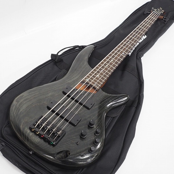 実際に弊社で買取させて頂いた★Ibanez/アイバニーズ SSR645 TKL 島村楽器オリジナル アクティブ・パッシブ切替搭載 5弦エレキベース ソフトケース付