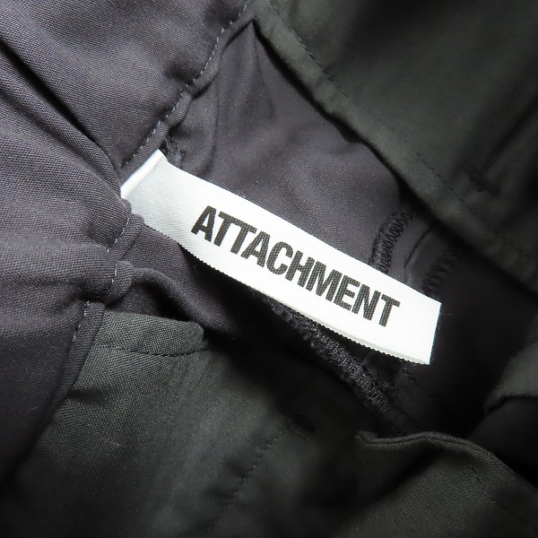 実際に弊社で買取させて頂いたATTACHMENT/アタッチメント STRETCH DOUBLE CLOTH SIDE POCKET EASY PANTS AP22-009/1の画像 3枚目