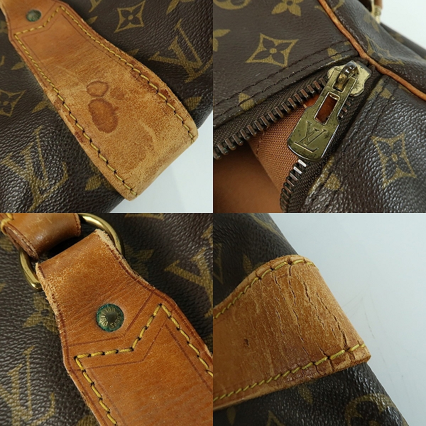 実際に弊社で買取させて頂いたLOUIS VUITTON/ルイヴィトン モノグラム キーポル バンドリエール55 ボストンバッグ M41414の画像 8枚目