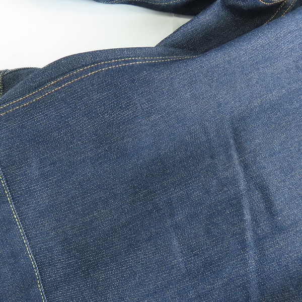 実際に弊社で買取させて頂いたHYSTERIC GLAMOUR/ヒステリックグラマー RAWデニム 2ND TYPE デニムジャケット 0261AB09 Sの画像 8枚目