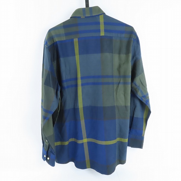 実際に弊社で買取させて頂いたBarbour/バブアー TAILORED FIT チェック柄 ボタンダウンシャツ 222MSH5060/Lの画像 1枚目