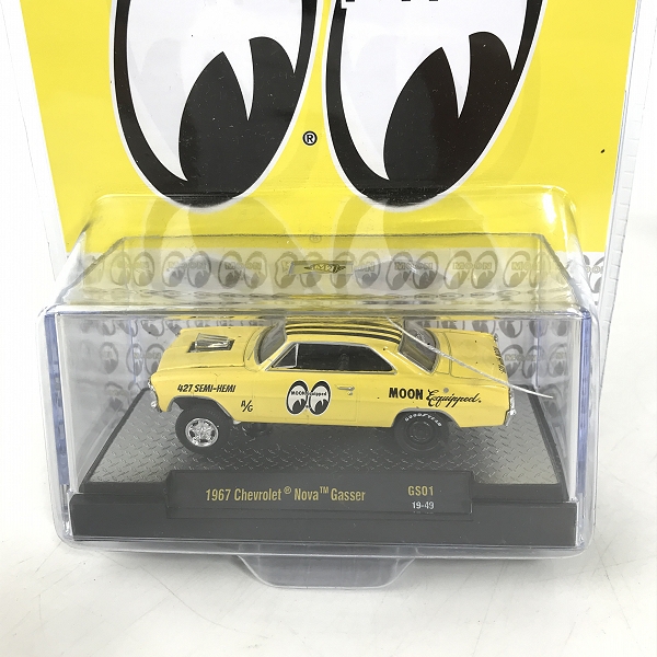 実際に弊社で買取させて頂いた【未開封】M2 MACHINES/M2マシーン 1967 Chevrolet Nova Gasser/シボレー ノバ MQQN Equipped ミニカー 2点セットの画像 3枚目