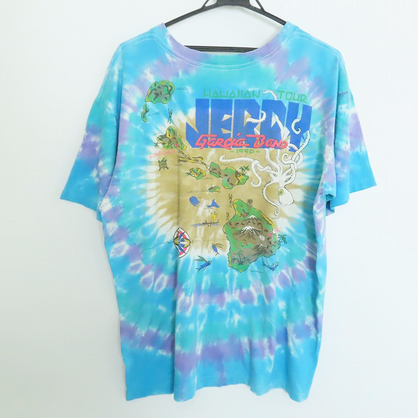 実際に弊社で買取させて頂いたJERRY GARCIA/ジェリーガルシア HAWAIIAN TOUR 1990 バンドTシャツの画像 1枚目