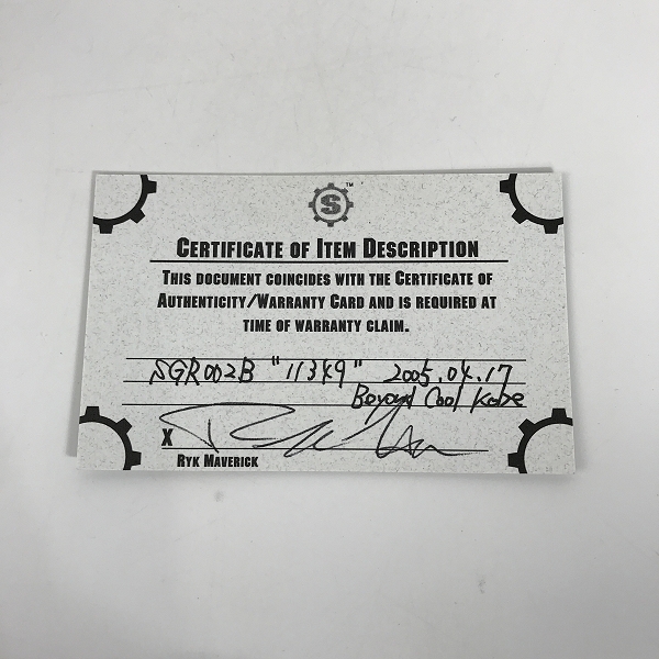 実際に弊社で買取させて頂いた【ギャラ付き】STARLINGEAR/スターリンギア パンチャースリックスターリング/14-18.5号の画像 9枚目