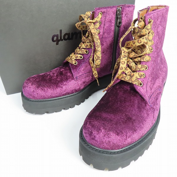 実際に弊社で買取させて頂いたglamb/グラム 24SS Velor Strummer Boots/ベロアストラマーブーツ GB0124-AC03/1