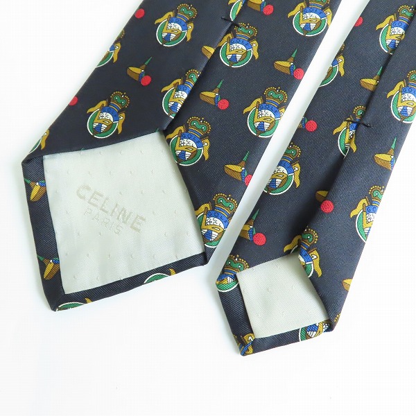 実際に弊社で買取させて頂いたceline/セリーヌ ゴルフ総柄 ネクタイ の画像 2枚目