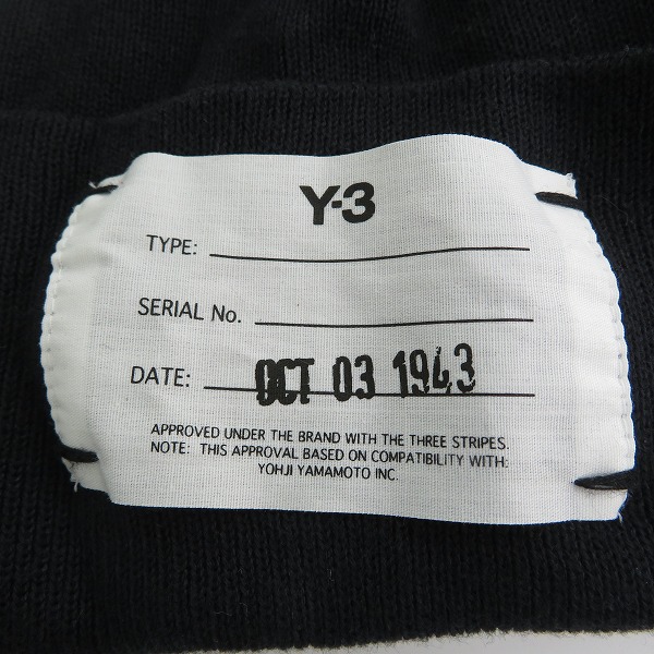 実際に弊社で買取させて頂いたY-3/ワイスリー ニットキャップ ロゴタグ DY0525の画像 9枚目