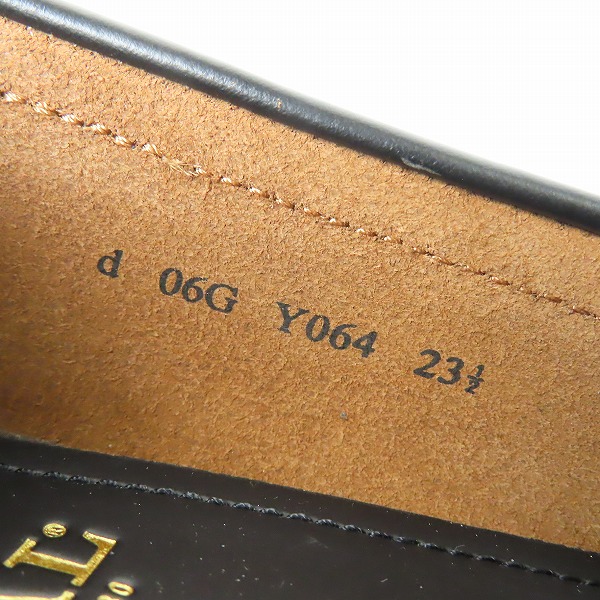 実際に弊社で買取させて頂いたREGAL/リーガル ホースビット レザー ローファー/シューズ ブラック Y064/23.5の画像 5枚目