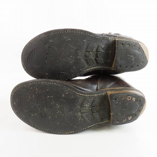 実際に弊社で買取させて頂いたRED WING/レッドウィング 羽タグ PT91 レザー エンジニア ブーツ/9の画像 2枚目